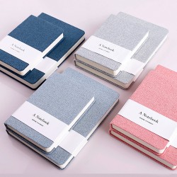 Blank checkered, girly notebook, stationery notepad for students, Instagram-style.