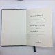 Shanghai Tangge Book Factory's A5 notebook with fabric texture and mounting, simple waistband and logo. Shanghai Tangge Book Factory's A5 notebook with fabric texture and mounting, simple waistband and logo.