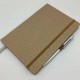 Hardcover hardcover grooved mounted notebook with eco-friendly cloth binding, gold-stamped logo on the cover, and white double-adhesive eye protection paper Hardcover hardcover grooved mounted notebook with eco-friendly cloth binding, gold-stamped logo on the cover, and white double-adhesive eye protection paper