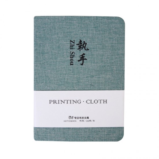 Fabric cover notebook, premium notebook Korean A5 notebook with linen texture and mounting. Fabric cover notebook, premium notebook Korean A5 notebook with linen texture and mounting.