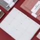 Linen binding, cloth-mounted notebook, multi-color notebook, simple Japanese-style blank dot grid daily planner Linen binding, cloth-mounted notebook, multi-color notebook, simple Japanese-style blank dot grid daily planner