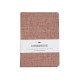 Linen binding, cloth-mounted notebook, multi-color notebook, simple Japanese-style blank dot grid daily planner Linen binding, cloth-mounted notebook, multi-color notebook, simple Japanese-style blank dot grid daily planner