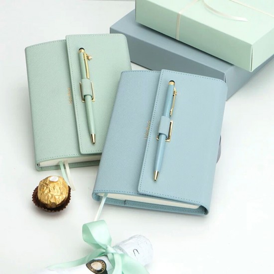 2025 new Amazon A5 tri-fold notebook with a fresh macaron pen 2025 new Amazon A5 tri-fold notebook with a fresh macaron pen