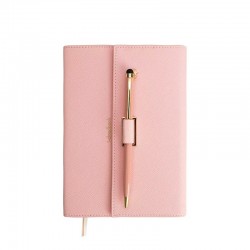 2025 new Amazon A5 tri-fold notebook with a fresh macaron pen