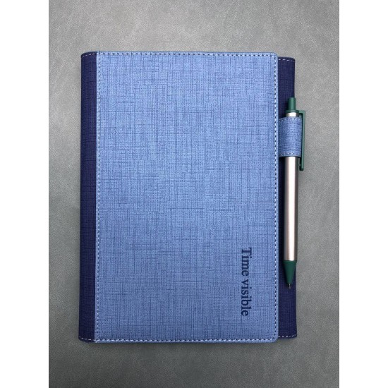 A5 Moleskine-like hard-cover business grid notebook with elastic band. A5 Moleskine-like hard-cover business grid notebook with elastic band.