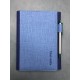 A5 Moleskine-like hard-cover business grid notebook with elastic band. A5 Moleskine-like hard-cover business grid notebook with elastic band.
