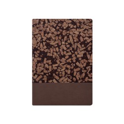 Shanghai Tang Leather notebook factory tri-fold loose-leaf gift set with a new round metal magnetic clasp.
