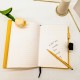 Customized Little Bee notebook with skin-feel material and digitally printed patterns, a girly, portable, and lined grid notebook Customized Little Bee notebook with skin-feel material and digitally printed patterns, a girly, portable, and lined grid notebook