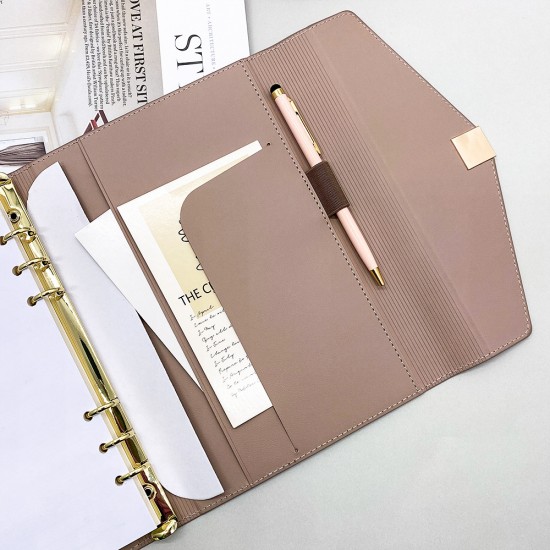 Shanghai notebook factory custom tri-fold stylish loose-leaf notebooks, imitation New leather gift meeting notebooks, customizable. Shanghai notebook factory custom tri-fold stylish loose-leaf notebooks, imitation New leather gift meeting notebooks, customizable.
