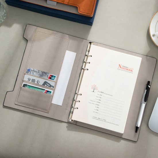 Business notebook, detachable loose-leaf notepad, portable office meeting notepad, gift Business notebook, detachable loose-leaf notepad, portable office meeting notepad, gift