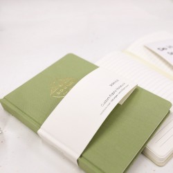 New A5 leather buckle notepad, business office meeting notepad, wholesale Shanghai manufacturer.
