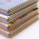 Factory-produced, mass-produced A5 hardcover, grooved, and mounted notebooks, cloth-bound, and veneered, with gold-stamped logos. Factory-produced, mass-produced A5 hardcover, grooved, and mounted notebooks, cloth-bound, and veneered, with gold-stamped logos.
