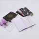 Paper cover with color-printed design, large-format gold-stamped pattern, hardcover, gold-edged interior pages, fresh-looking A5 gift notebook Paper cover with color-printed design, large-format gold-stamped pattern, hardcover, gold-edged interior pages, fresh-looking A5 gift notebook