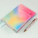 Best-selling colorful laser PU leather A5 notebooks, creative and fashionable. Best-selling colorful laser PU leather A5 notebooks, creative and fashionable.