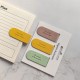 Mini A6 pocket notebook, eco-friendly cork-grain notebook, silk-screened with custom logo.
