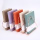Korean simple creative stationery notebook, solid color cloth cover, lined pages, blank, fresh-looking mini notepad Korean simple creative stationery notebook, solid color cloth cover, lined pages, blank, fresh-looking mini notepad