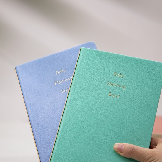 A5 hardcover imitation leather notebook with a mounted spine and gold-stamped logo, dot-matrix paper, and sewn binding A5 hardcover imitation leather notebook with a mounted spine and gold-stamped logo, dot-matrix paper, and sewn binding