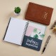 Agenda notebook, Amazon weekly planner, English version, PU leather cover, 2022 Agenda notebook, Amazon weekly planner, English version, PU leather cover, 2022