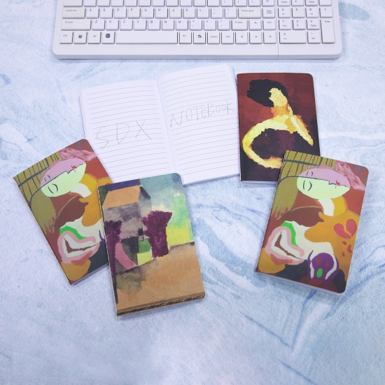 Tri-fold notebook gift set, perfect as a souvenir, office meeting notepad, business notepad, wholesale A5. A6 portable notepad with sewn thread, color-printed design, promotional gift notebook, made to order Tri-fold notebook gift set, perfect as a souvenir, office meeting notepad, business notepad, wholesale A5. A6 portable notepad with sewn thread, color-printed design, promotional gift notebook, made to order