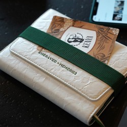A6 tri-fold loose-leaf notebook with gift box, business card case, keychain, and high-end gift, printed conference notebook