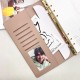 High-quality A5 loose-leaf notebooks with detachable and printable logos, A6 business work notebooks High-quality A5 loose-leaf notebooks with detachable and printable logos, A6 business work notebooks