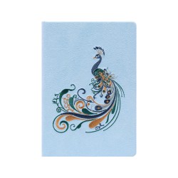A5 eco-friendly bee-embroidered notebook with a fresh, fresh look and custom logo.