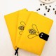 Customized Little Bee notebook with skin-feel material and digitally printed patterns, a girly, portable, and lined grid notebook Customized Little Bee notebook with skin-feel material and digitally printed patterns, a girly, portable, and lined grid notebook