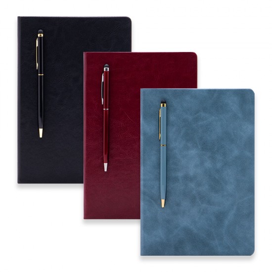 Factory-made A5 notebook set with pen and mounting, pure white offset paper, inner pages with customizable logos and magnetic attachments. Factory-made A5 notebook set with pen and mounting, pure white offset paper, inner pages with customizable logos and magnetic attachments.