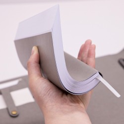 Shanghai factory conference phone pocket, notebook ID pouch, tri-fold soft-cover notebook, fashionable handbag.