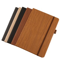 Manufacturer wholesale vintage PU wood-grain business notebooks. A5 hardcover notebook, hardcover, wood grain office notepad