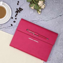 New A5 tri-fold loose-leaf notebook from the original manufacturer. Exquisite business gift box set with custom notebooks