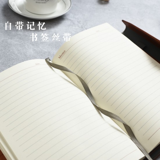Tri-fold envelope-style A5 soft-cover business notebook, simple notepad with printed corporate logo Tri-fold envelope-style A5 soft-cover business notebook, simple notepad with printed corporate logo