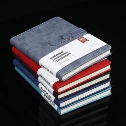 Faux leather color-changing PU notebooks, creative A5 business notebooks with logos, gift boxes, and advertising notebook sets.