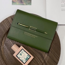 Tangle leather business loose-leaf notebook, a detachable, high-quality, exquisite tri-fold notebook for students Products