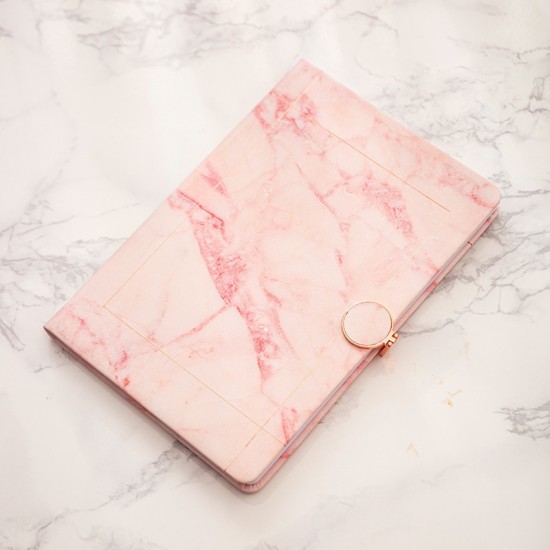Marble-printed notebook with metal magnetic clasp, leather-bound notebook, creative and simple gift for office diaries Marble-printed notebook with metal magnetic clasp, leather-bound notebook, creative and simple gift for office diaries