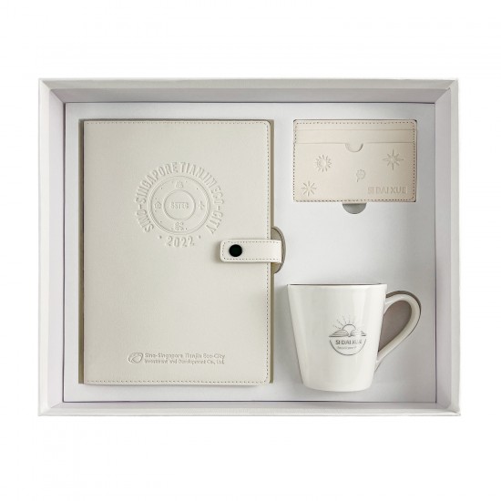 Gold double-ringed hardcover color-printed ringbound notebook with gold-cornered index pages and offset inner pages, gift set. Gold double-ringed hardcover color-printed ringbound notebook with gold-cornered index pages and offset inner pages, gift set.