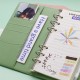 7-inch crocodile-print loose-leaf notebook in macaron color, custom factory logo. 7-inch crocodile-print loose-leaf notebook in macaron color, custom factory logo.
