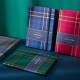Notebook with a retro, preppy style, A5 thickened student notebook with simple hardcover and lined pages Notebook with a retro, preppy style, A5 thickened student notebook with simple hardcover and lined pages