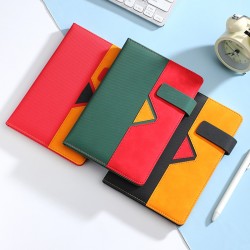 Faux Leather Business Notebooks Wholesale In-stock A5 business notebooks with logo printing available.