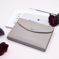 Shanghai factory conference phone pocket, notebook ID pouch, tri-fold soft-cover notebook, fashionable handbag.