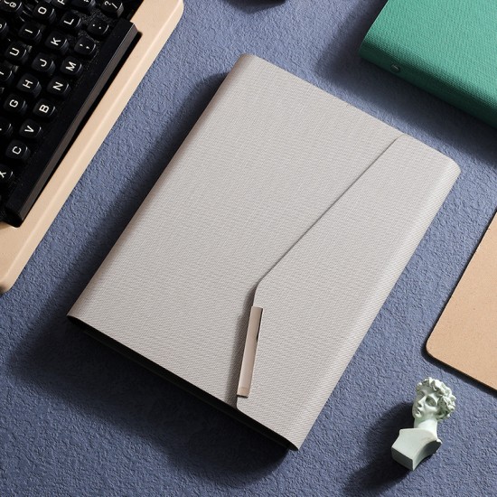 Specially available for business meetings, with a magnetic clasp, a tri-fold notepad gift set, and an A5 hardcover loose-leaf notebook. Cross-border product. Specially available for business meetings, with a magnetic clasp, a tri-fold notepad gift set, and an A5 hardcover loose-leaf notebook. Cross-border product.