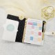 2022 source A6 loose-leaf notebooks, high-quality polka-dot textured PU notebooks with gold clips. 2022 source A6 loose-leaf notebooks, high-quality polka-dot textured PU notebooks with gold clips.