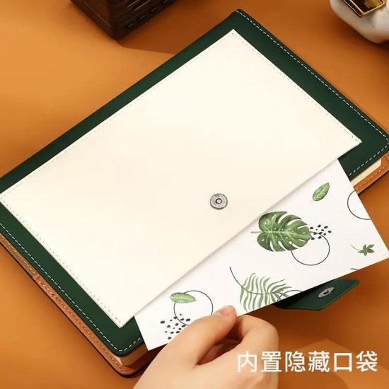 Hardcover business retro meeting record book, sheepskin notebook, manufacturer wholesale, logo-printable work notebook Hardcover business retro meeting record book, sheepskin notebook, manufacturer wholesale, logo-printable work notebook