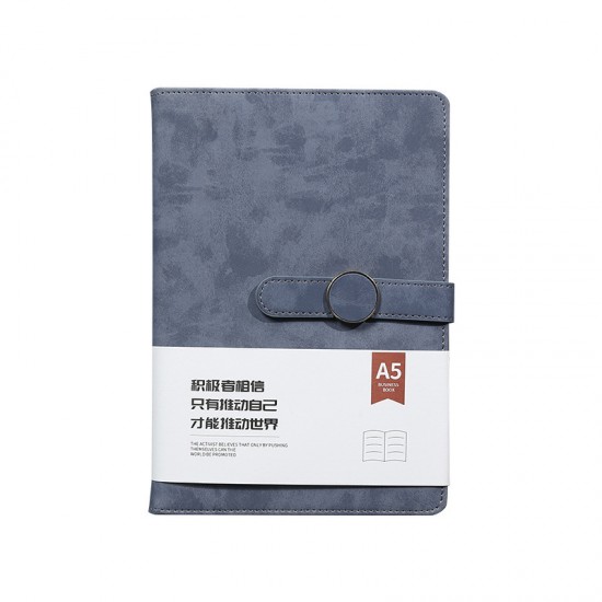 Faux leather color-changing PU notebooks, creative A5 business notebooks with logos, gift boxes, and advertising notebook sets.