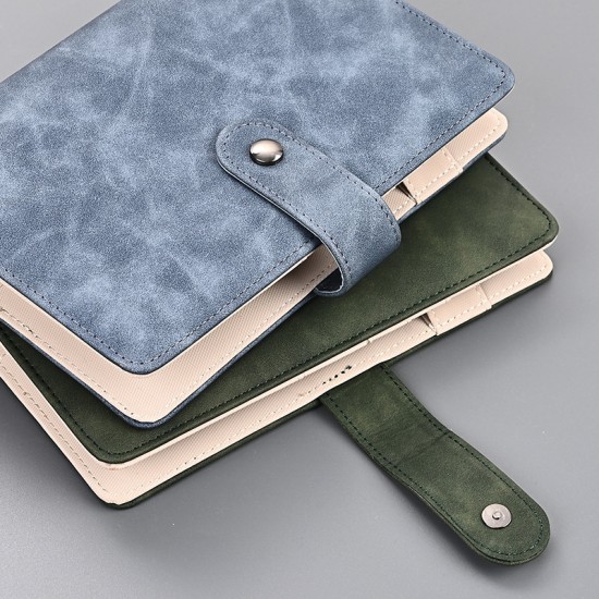 Stylish and simple A6 loose-leaf notebooks with magnetic closures, color-changing meeting notepad sets. Stylish and simple A6 loose-leaf notebooks with magnetic closures, color-changing meeting notepad sets.