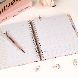 Amazon A5 eco-friendly cork coffee ground notebooks for business and office use, logo-ready.