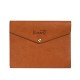 Tri-fold envelope-style A5 soft-cover business notebook, simple notepad with printed corporate logo Tri-fold envelope-style A5 soft-cover business notebook, simple notepad with printed corporate logo