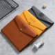 Tri-fold envelope-style A5 soft-cover business notebook, simple notepad with printed corporate logo Tri-fold envelope-style A5 soft-cover business notebook, simple notepad with printed corporate logo
