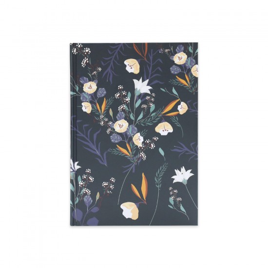 Paper cover with color-printed design, large-format gold-stamped pattern, hardcover, gold-edged interior pages, fresh-looking A5 gift notebook Paper cover with color-printed design, large-format gold-stamped pattern, hardcover, gold-edged interior pages, fresh-looking A5 gift notebook