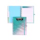 A5 spiral-bound notebook with gold double-ringed paper cover, printed envelope, and storage bag. A5 spiral-bound notebook with gold double-ringed paper cover, printed envelope, and storage bag.